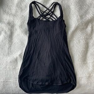 LULU LEMON open back work out top.